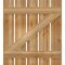 Ekena Millwork Spaced Board-n-Batten Shutters w/Z-Bar, Rough Sawn Western Red Cedar, 28 7/8W x 32H, PR RBS06Z29X032RWR - alternate 3